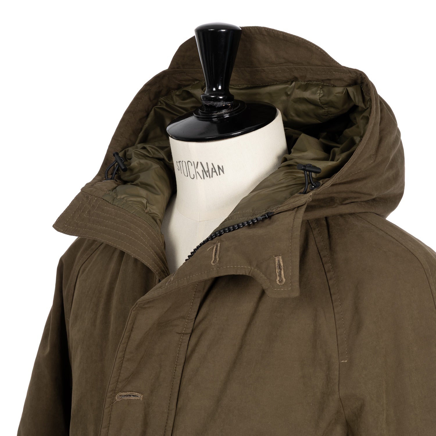 Daunenjacke "Hooded Liam Parka" aus gewachstem Baumwollmix - Valstar Original